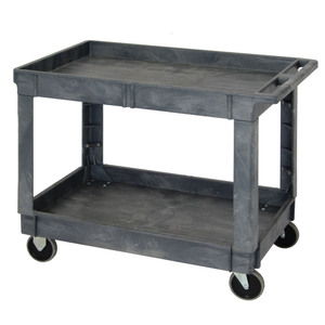Quantum# Storage Systems Plastic Mobile Cart 34.25 Inches Long  x 17.5 Inches Wide x 32.5 High