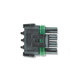4 Cavity Connector Flat Male Tower