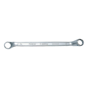 17mm Reversible Offset Ratchet Spanner Wrench - 72-Tooth, Cranked Design, Chrome Vanadium Steel