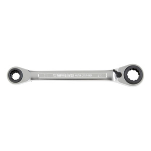 ZEBRA POWERDRIV® (12-Point) Double Box End Ratchet Wrench - 4-In-1 - 8mm x 10mm + 12mm x 13mm