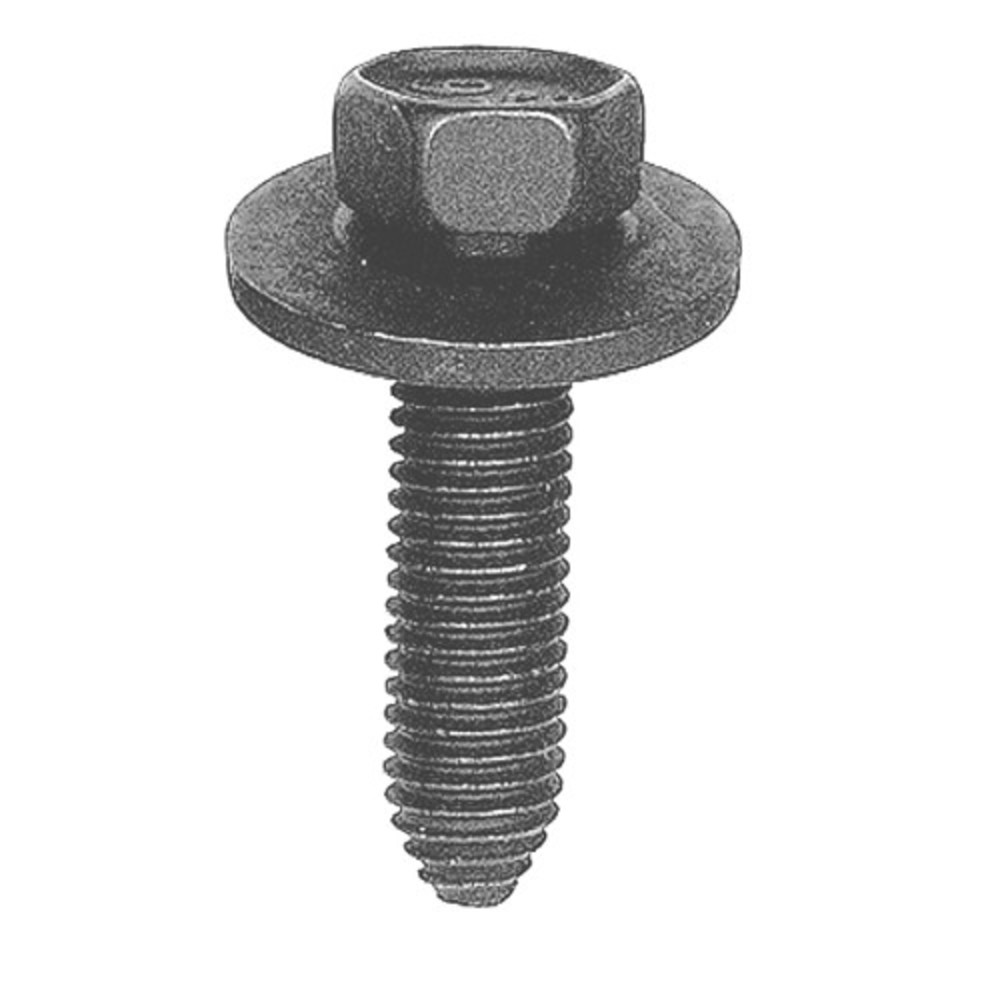 QTY 25 M10-1.5 x 40MM Stainless Steel Hex Cap Flange Bolt Serrated Metric