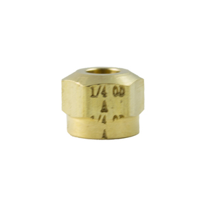 Brass Air Brake Nylon Nut - 1/2 Inch