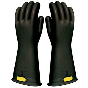 Novak Electrical Safety Lineman's 14 Inch Class 00 Electrical Rubber Insulating Glove Black Size 10