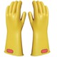 Novak Electrical Safety Lineman's 14 Inch Class 00 Electrical Rubber Insulating Glove Yellow Size 11