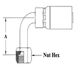 1H 1-5/16X12 JIC/SAE DL 90 FE SWV MDROP