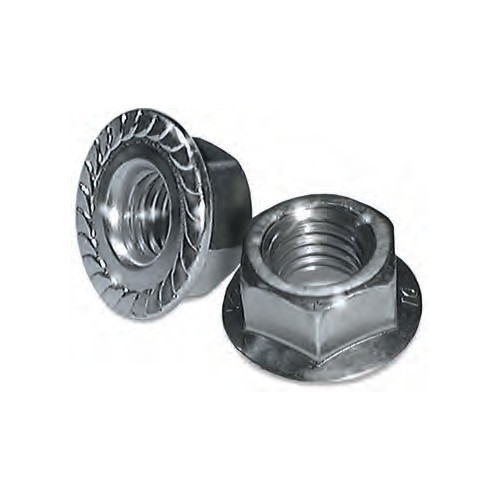 Connect 31369 Serrated Flange Nuts 10mm 100pc 