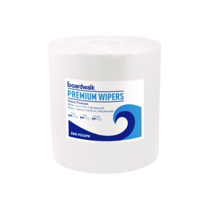 Hydrospun Wipers, 9 x 13, White, 1,100/Roll