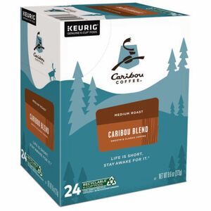 Caribou Coffee Caribou Blend Coffee K-Cups, 24/Box