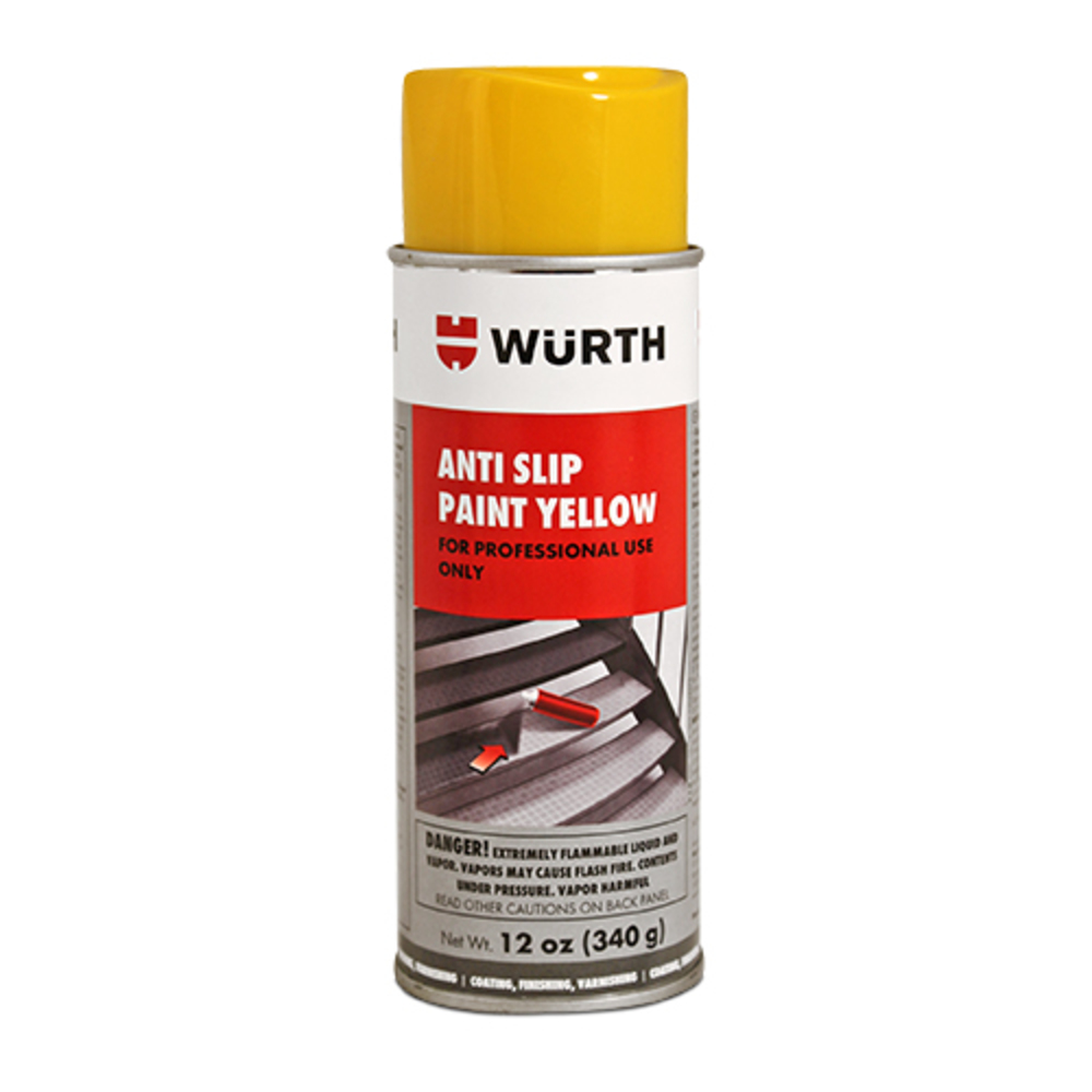 Anti Slip Paint Yellow 12 oz aerosol Safety Paints Chemical