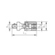 ZEBRA Universal Joint - 1/2 Inch to 1/2 Inch
