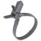 GM Cable Tie Clip Grey Nylon