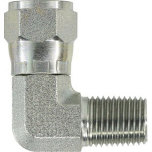 SW-NUT/M-PIP EL TH1: 3/8 JIC TH2: 1/4 MPT