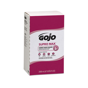 SUPRO MAX Heavy Duty Hand Cleaner, Refill for GOJO PRO TDX 2000 Dispenser, Cherry, 2,000mL, 4/Car