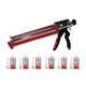 6 Replast Plastic Repair with Dual Cartridge Caulking Gun