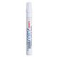 Permanent Marker Med Bullet Tip White