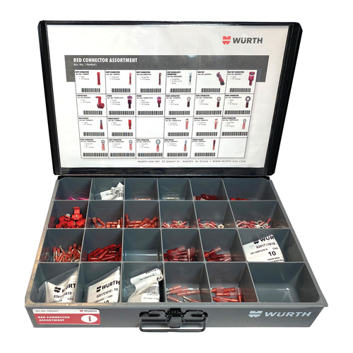 Red Connector Assortment-375 Pieces
