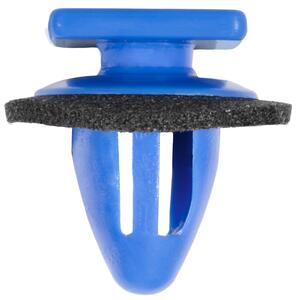 Garnish Moulding Retainer With Sealer Top Head Size: 10.5mm x 12mm Bottom Head Diameter: 12mm Stem Length: 11mm Fits Into 7.5Hyundai Veloster 2012 # On Kia Soul 2014 - On