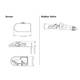 TPMS Sensor Dual-Frequency 315/433 Mhz Rubber Snap-IN Valve