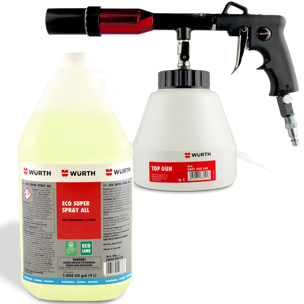 Top Gun Cleaning Gun Package 6 - Includes Eco Super Spray All