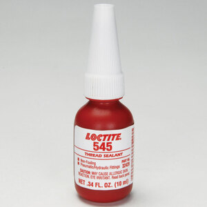Loctite® 545 Hydraulic/Pneumatic Thread Sealant  10 ml Bottle
