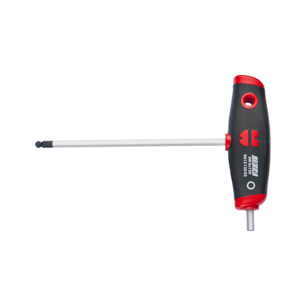 ZEBRA T-Handle Ball Head Screwdriver with Side Hexagon Tip