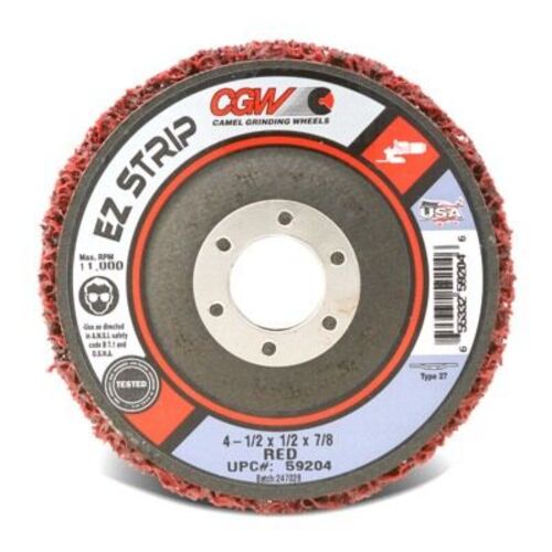 EZ Strip Wheel - 4-1/2 x 5/8 -11 -  Red