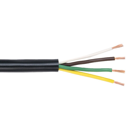 WIRE, TC 14/4 100' W,BRN,Y,GRN