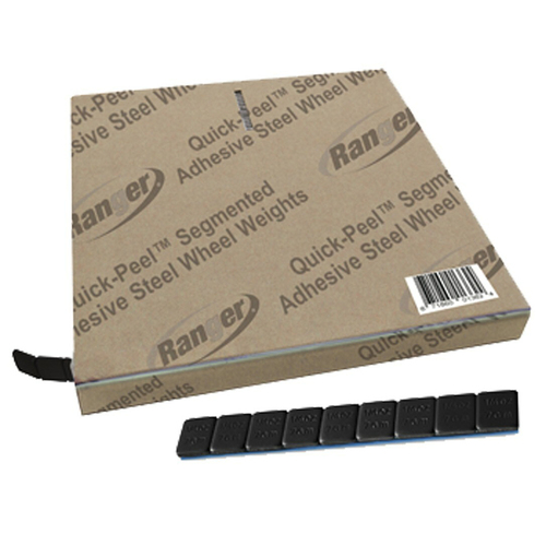 Ranger Adhesive Wheel Weights on a Roll Black Strips & Rolls Wheel Weights Tire, Wheel and