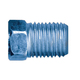 Brass SAE -  45-Degree Inverted Flare Steel Nut-Long Style -  1/4 Inch Tube