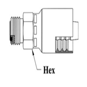 1/2 HOSE 1-3/16X12 ORF M SOLID