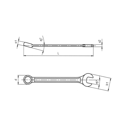 ZEBRA POWERDRIV® (12-Point) Metric Combination Wrench (Short Type) - 8mm