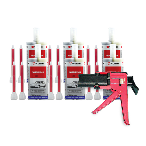 Caulking Gun and Fixall 6-pack