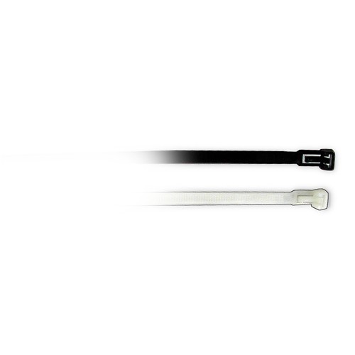 Cable Tie Strap Re-Usable White 8 Inch 200MM -100Pk