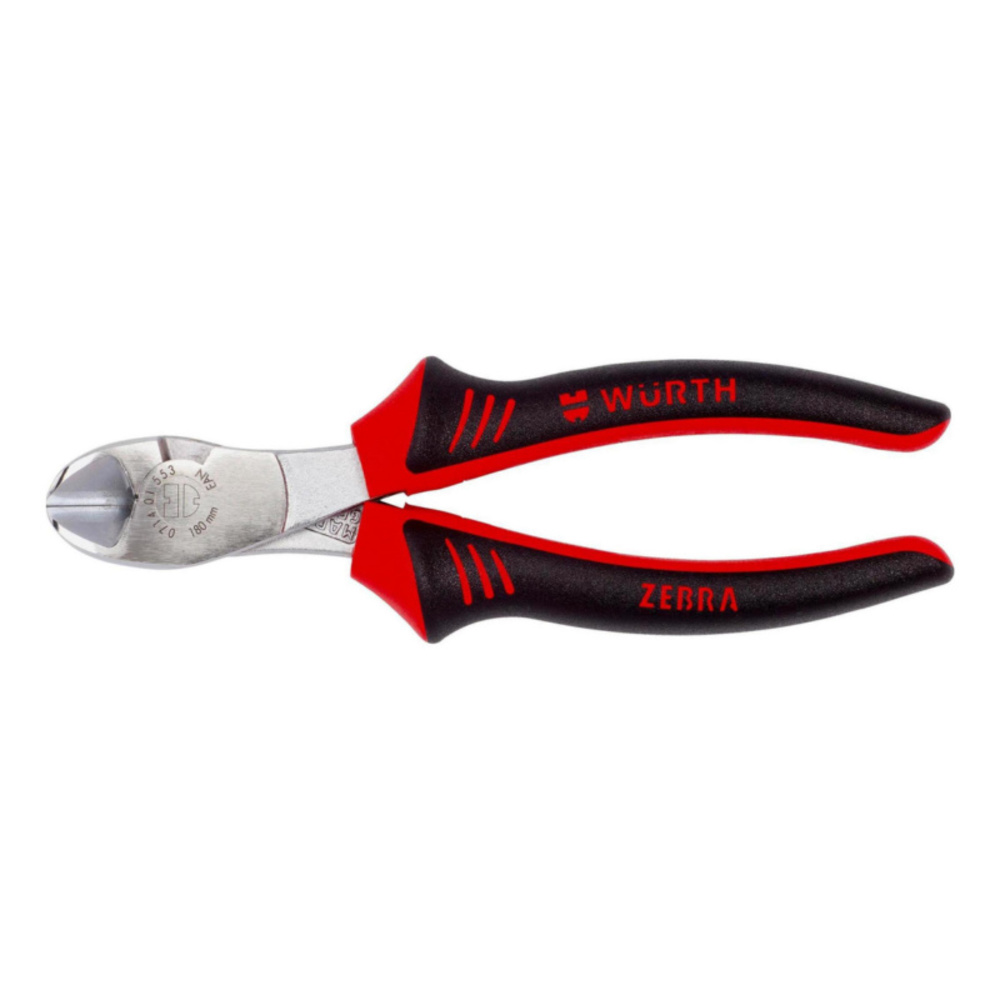 ZEBRA Power Side Cutters - Length 160mm (6-1/4 Inch) | Wurth USA ZEBRA Power Side Cutters - Length 160mm (6-1/4 Inch) | Wurth USA