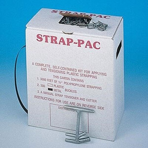 PAC Strapping Products Strap-Pac Light Duty Manual Plastic Strapping Kit 300 lb. Break Strength