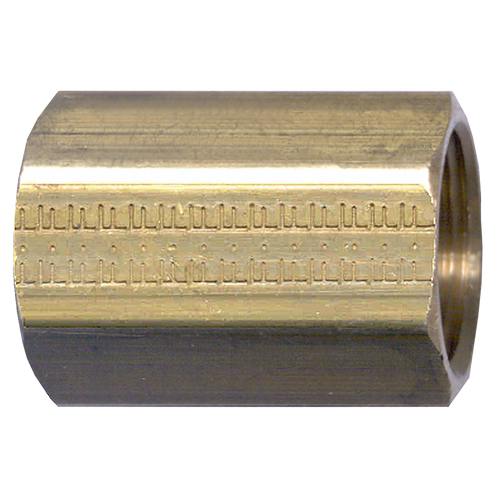 Brass Pipe Fitting - Pipe Coupling - 1/8 Inch