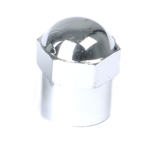 Chrome Plastic Hex Head Tire Valve Cap