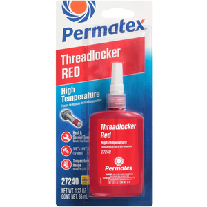 Permatex High Temperature Threadlocker Red, 36ml