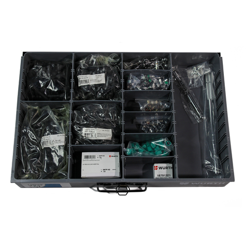 Tire Valve Core and Cap Assortment 688 pieces