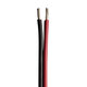 WIRE, TINNED BND PAR 16/2 RED, BLK 100'