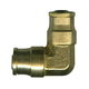 Brass Push-To-Connect - DOT Air Brake - Nylon Tubing 90-Degree Elbow - 3/8 Inch Tube