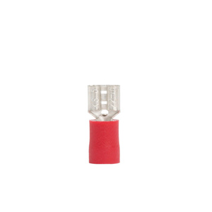 Female Spade Connector Red Medium 3/16