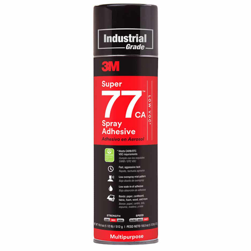 3M™ Super 77# Multipurpose Spray Adhesive, 24 fl oz Can- CA compliant