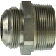 JIC MALE CONNECTOR BSPT- TH1: 5/8 JIC TH2: 1/2-14