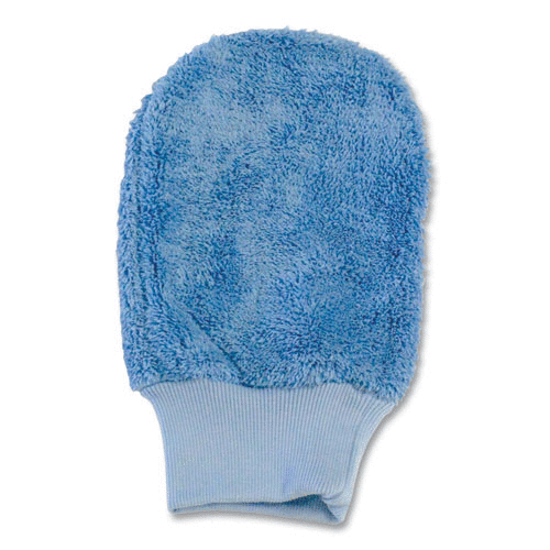Microfiber Mitt without Thumb, Blue, 5