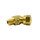 Brass DOT Air Brake - Fittings For SAE J844D - 45-Degree Elbow Nylon Tubing - 3/8 In Tube To 3/8 In