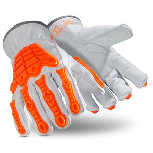 HexArmor® Chrome SLT® 4067 ANSI A7 Leather Glove with Impact Guards -2XLarge