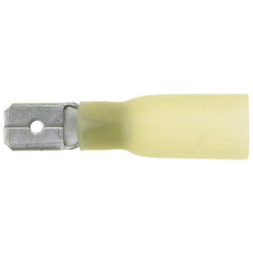 Yellow  Male Push-On Connector