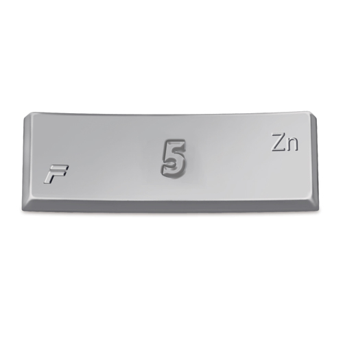Contoured Adhesive Coated Zinc Wheel Weight 5 Gram