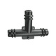 Vacuum Connector T Plastic 5/32